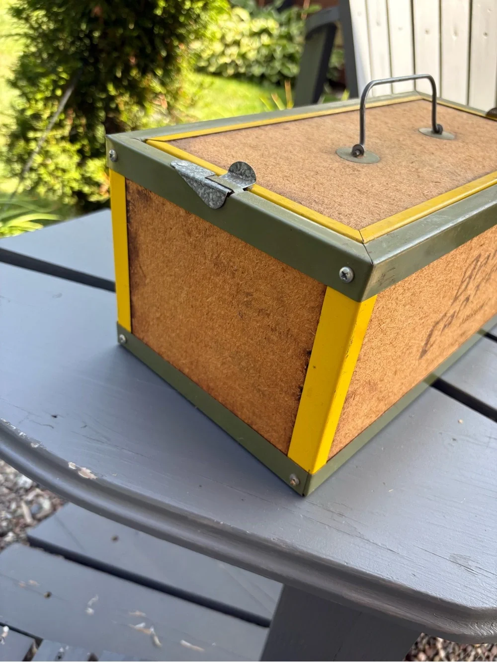 Vintage Oberlin Bait Canteen Set (Pair) Mid Century Worm Boxes, Cabin Decor
